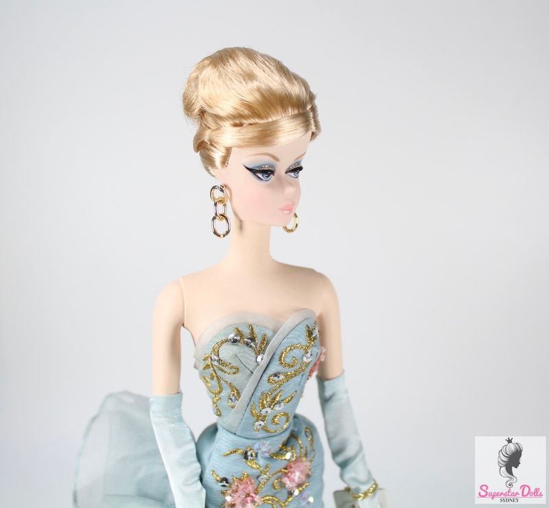 1 x Pair of Handmade Metal Gold Chain Earrings for 1:6/11.5-13&quot; Fashion Dolls