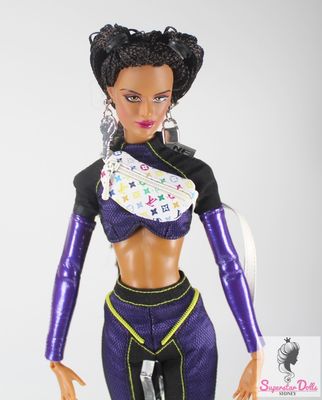 1 x Pair of Handmade Silver Lock &amp; Key Drop Earrings for 1:6/11.5-13&quot; Fashion Dolls