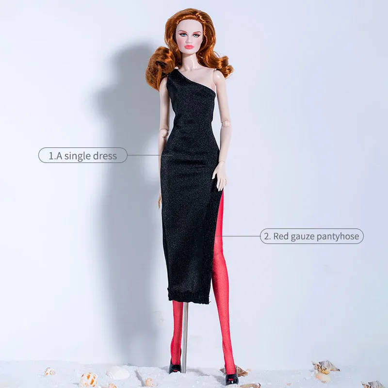 "Black Dress" Fashion Set for Barbie/Integrity Toys &amp; Similar Sized Fashion Dolls 11.5-12.5"-Y166
