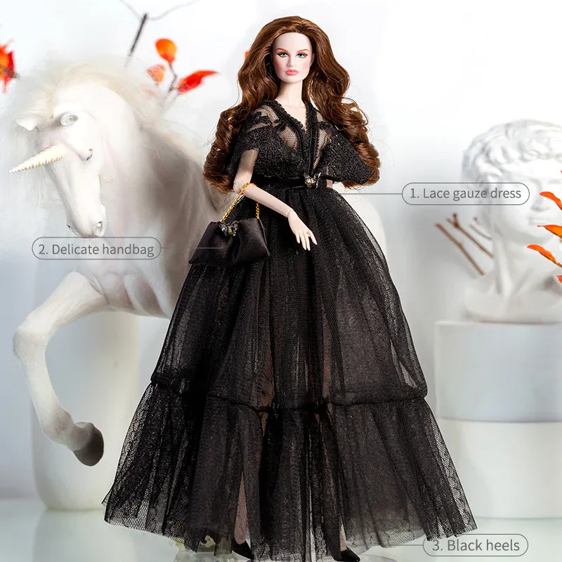 Xian Xian"Black Romance" Fashion Set for Barbie/Integrity Toys &amp; Similar Sized Fashion Dolls 11.5-12.5"-Y49
