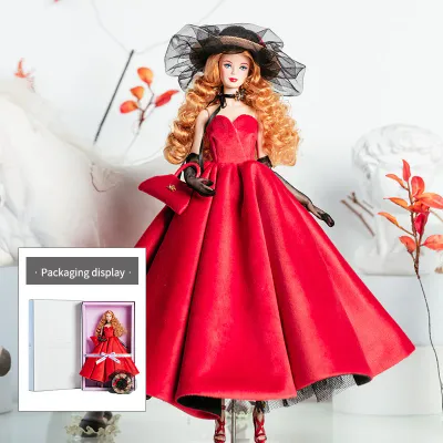 2025 Xian Xian "Red Elegance" Kelly Dressed Fashion Doll- Y91+FR22