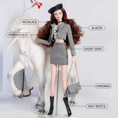 Xian Xian"Salute" Fashion Set for Barbie/Integrity Toys &amp; Similar Sized Fashion Dolls 11.5-12.5"-Y177+P08