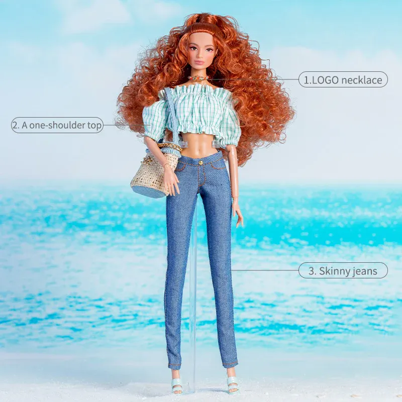 "Island Holiday" Fashion Set for Barbie/Integrity Toys &amp; Similar Sized Fashion Dolls 11.5-12.5"-Y100+P64