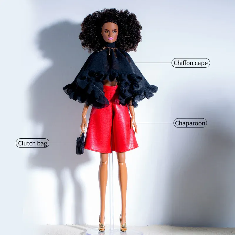 "Cool Girl" Fashion Set + Handmade Shoes for Barbie/Integrity Toys &amp; Similar Sized Fashion Dolls 11.5-12.5"-Y212+P32