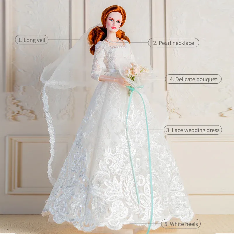 "Dream Wedding" Fashion Set for Barbie/Integrity Toys &amp; Similar Sized Fashion Dolls 11.5-12.5"-Y49