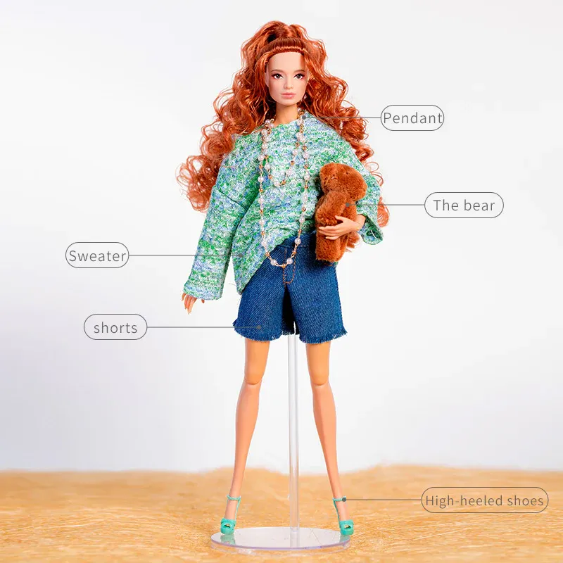 "Green Apple" Fashion Set for Barbie/Integrity Toys &amp; Similar Sized Fashion Dolls 11.5-12.5"-Y198
