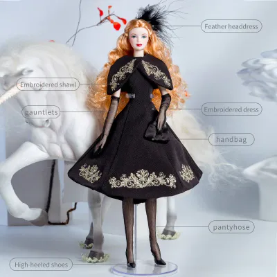 "Black Attitude" Fashion Set for Barbie/Integrity Toys &amp; Similar Sized Fashion Dolls 11.5-12.5"-Y181