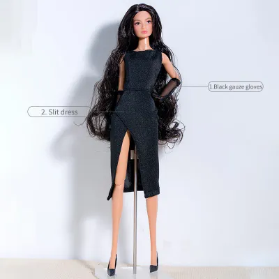 "Black Dress" Fashion Set for Barbie/Integrity Toys &amp; Similar Sized Fashion Dolls 11.5-12.5"-Y162