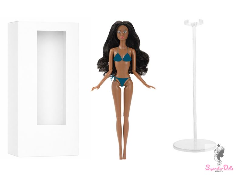 PRE-ORDER: 2026 12.5" "Poppette" Nude Articulated Fashion Doll with Box &amp; Stand