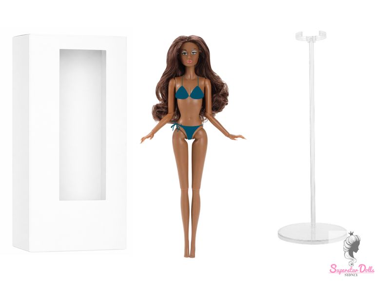 PRE-ORDER: 2026 12.5" "Poppette" Nude Articulated Fashion Doll with Box &amp; Stand