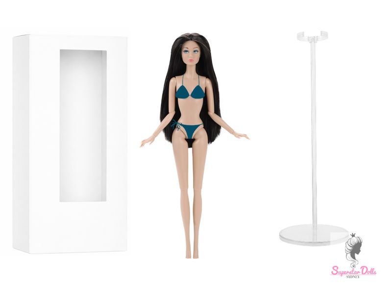 PRE-ORDER: 2026 12.5" "Poppette" Nude Articulated Fashion Doll with Box &amp; Stand