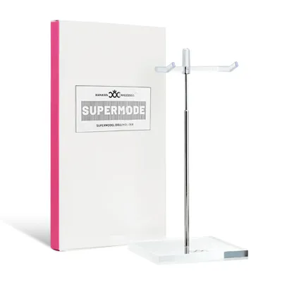 1 X Premium Telescopic Doll Stand with Steel Stem/Acrylic Base for 16/11.5-13.5" Fashion Dolls-Shoulder Bracket Style-P202