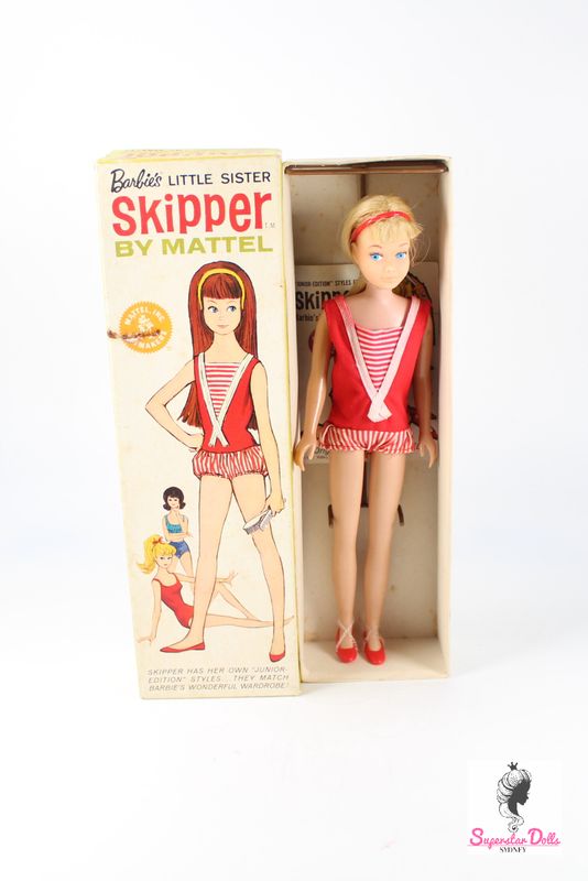 Vintage 1960's Blonde Skipper Barbie Doll