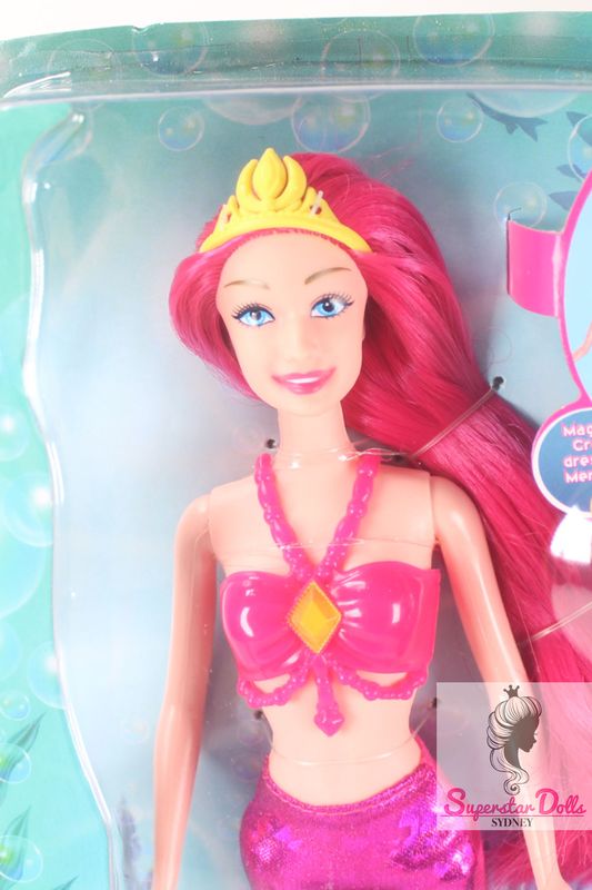 2026 Kaibibi 11.5" Barbie Style Clone Fantasy Mermaid 11.5" Fashion Doll-Pink Hair