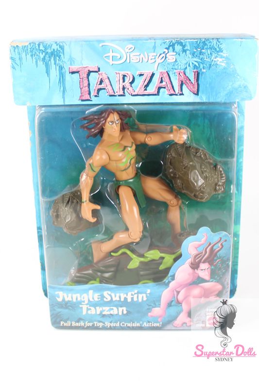 1999 Disney "Jungle Surfin' Tarzan"6" Action Figure by Mattel