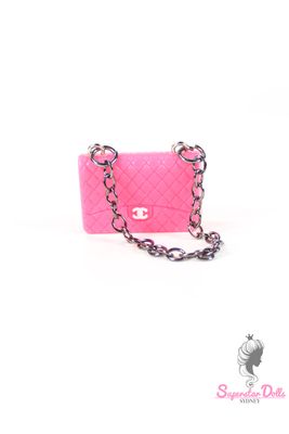 Miniature Designer Inspired Handbag for Barbie &amp; 1:6 Scale Dolls &amp; Figures