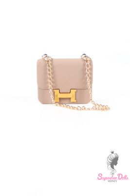 Miniature Designer Inspired Handbag for Barbie &amp; 1:6 Scale Dolls &amp; Figures