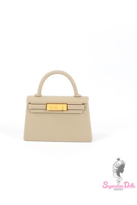 Miniature Designer Inspired Handbag for Barbie &amp; 1:6 Scale Dolls &amp; Figures