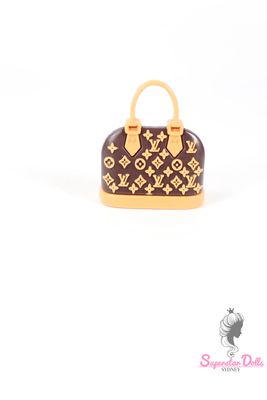 Miniature Designer Inspired Handbag for Barbie &amp; 1:6 Scale Dolls &amp; Figures