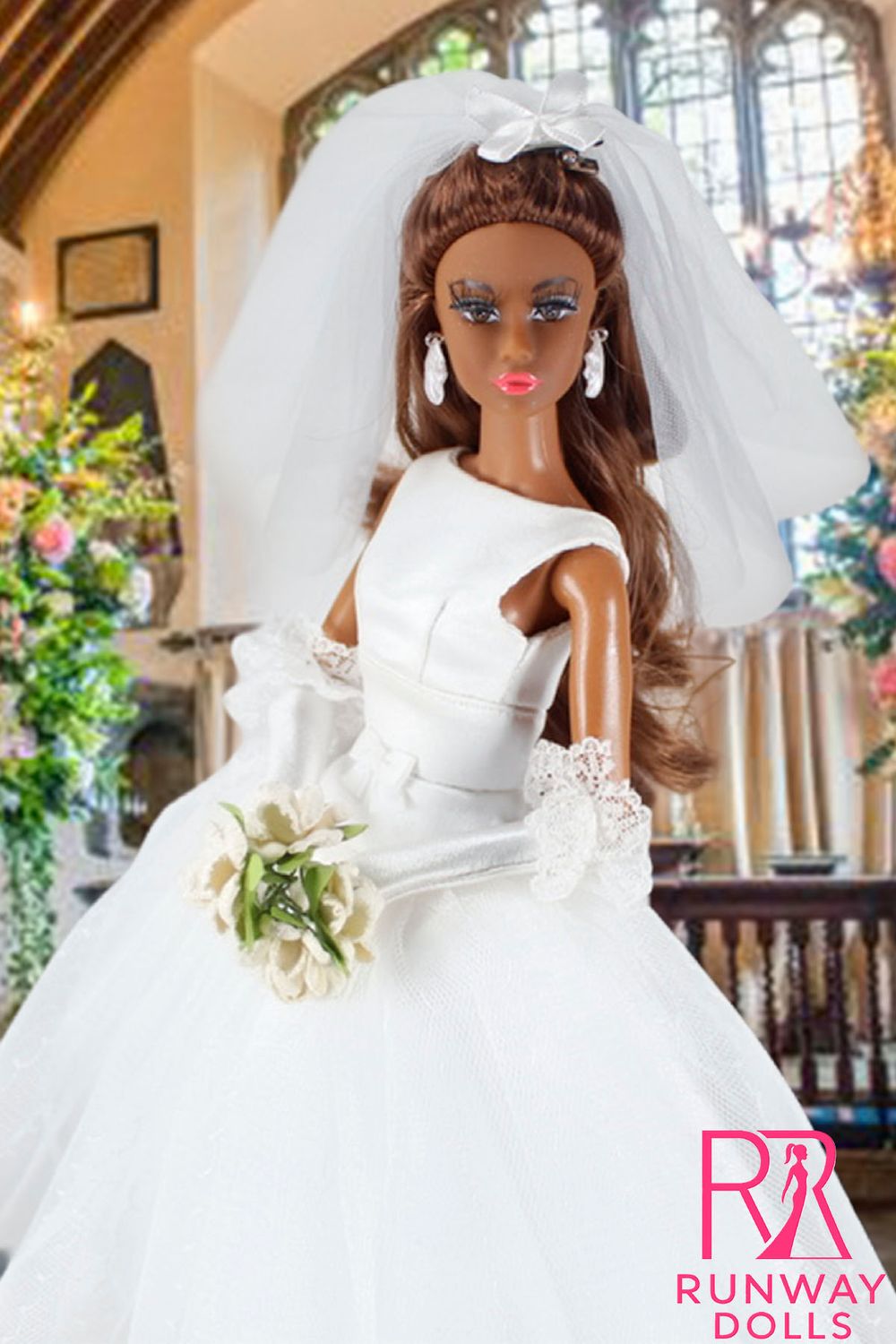 2026 Runway Dolls: "Wedding Belle" Penelope Dressed Doll-Brunette