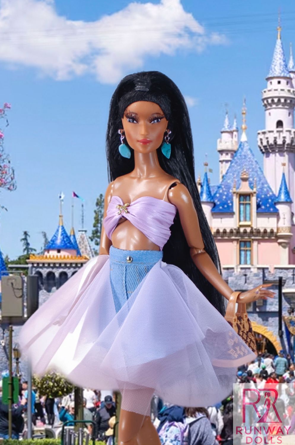 2026 Runway Dolls X Disney: OOAK "South coast" Pocahontas 12.5" Customised Dressed Doll