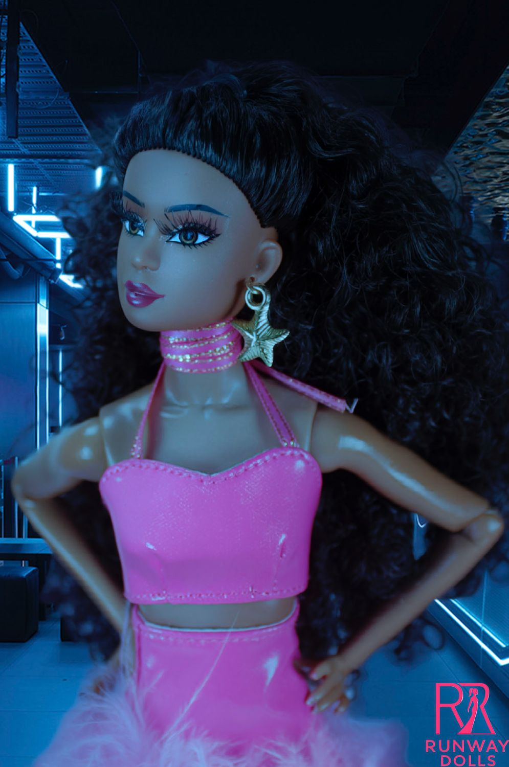 2026 Runway Dolls X Naturalistas "Hip Hop" Customised Doll from the Club Couture Collection