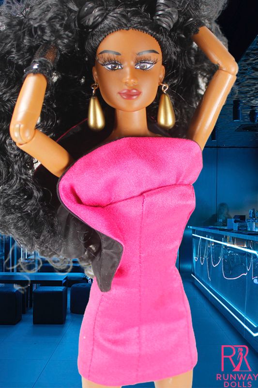 2026 Runway Dolls X Naturalistas "R&amp;B" Customised Doll from the Club Couture Collection