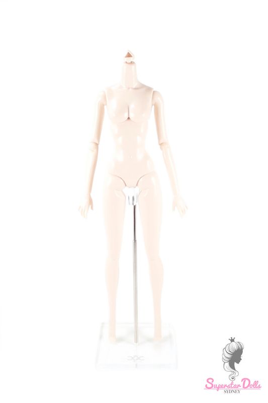 29.5cm Premium Xian Xian Supermodel Replacement Body- Skint tone #1 (Ultra White)