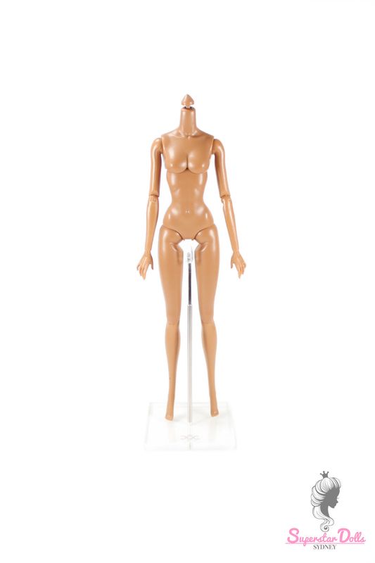 29.5cm Premium Xian Xian Supermodel Replacement Body- Skint tone #4 (Brown/Dark)