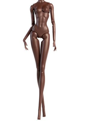 29.5cm Premium Xian Xian Supermodel Replacement Body- Skint tone #5 (Charcoal/Ultra Dark)