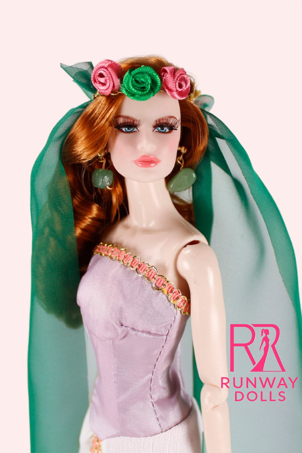 Xian Xian Supermodel X Runway Dolls "Irish Cream" OOAK Tina Fashion Doll img