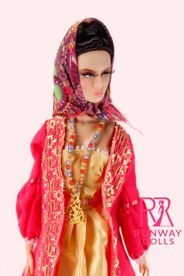 2026 Xian Xian Supermodel X Runway Dolls "Turkish Delight" Lily Dressed Fashion Doll LE2