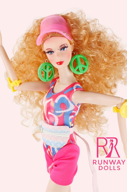 2026 Xian Xian Supermodel X Runway Dolls "Retro Skater" Kelly Custom Dressed Fashion Doll