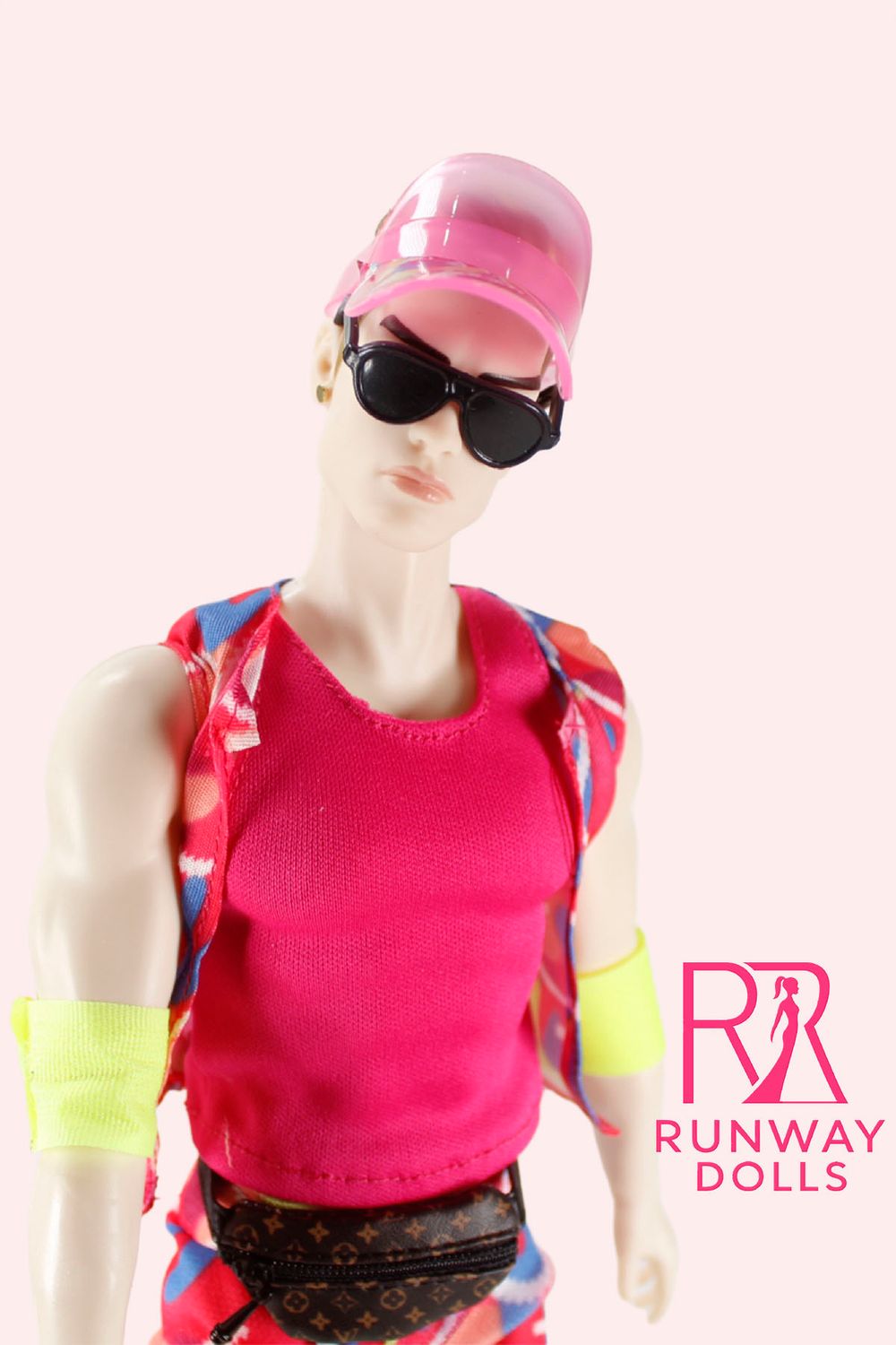 2026 Runway Dolls "Retro Skater" Calvin Custom 13.5" Dressed Male Fashion Doll