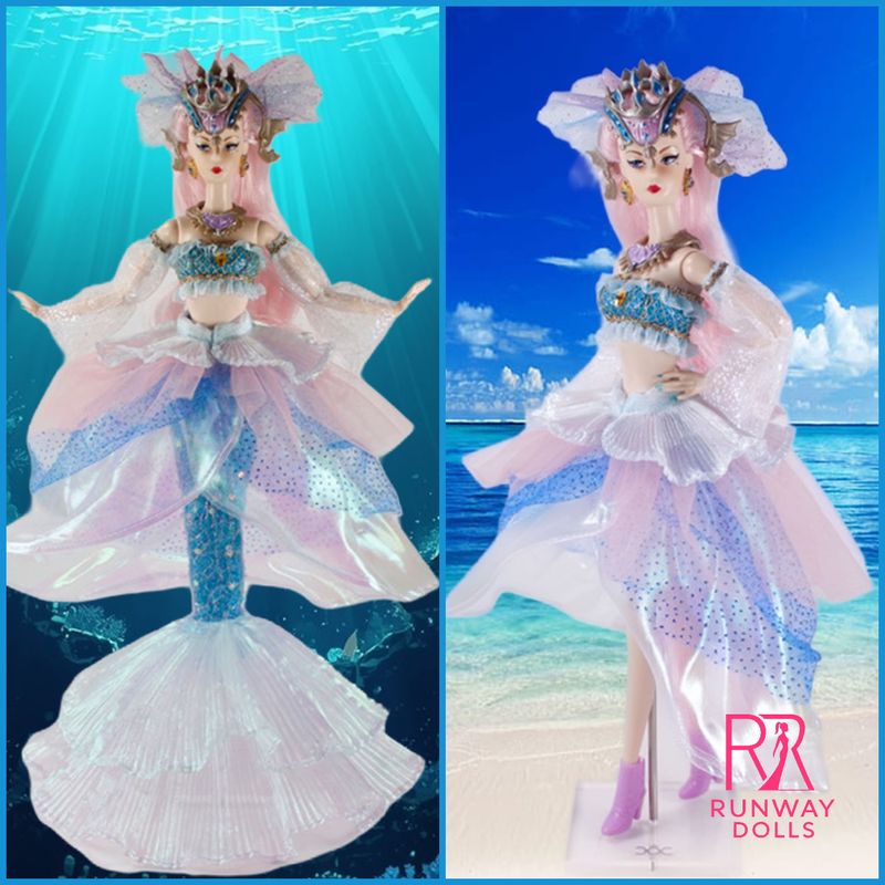 PRE-ORDER "Queen of the Ancient Seas: Atlantica" Miss B.M Roberts Mermaid Doll