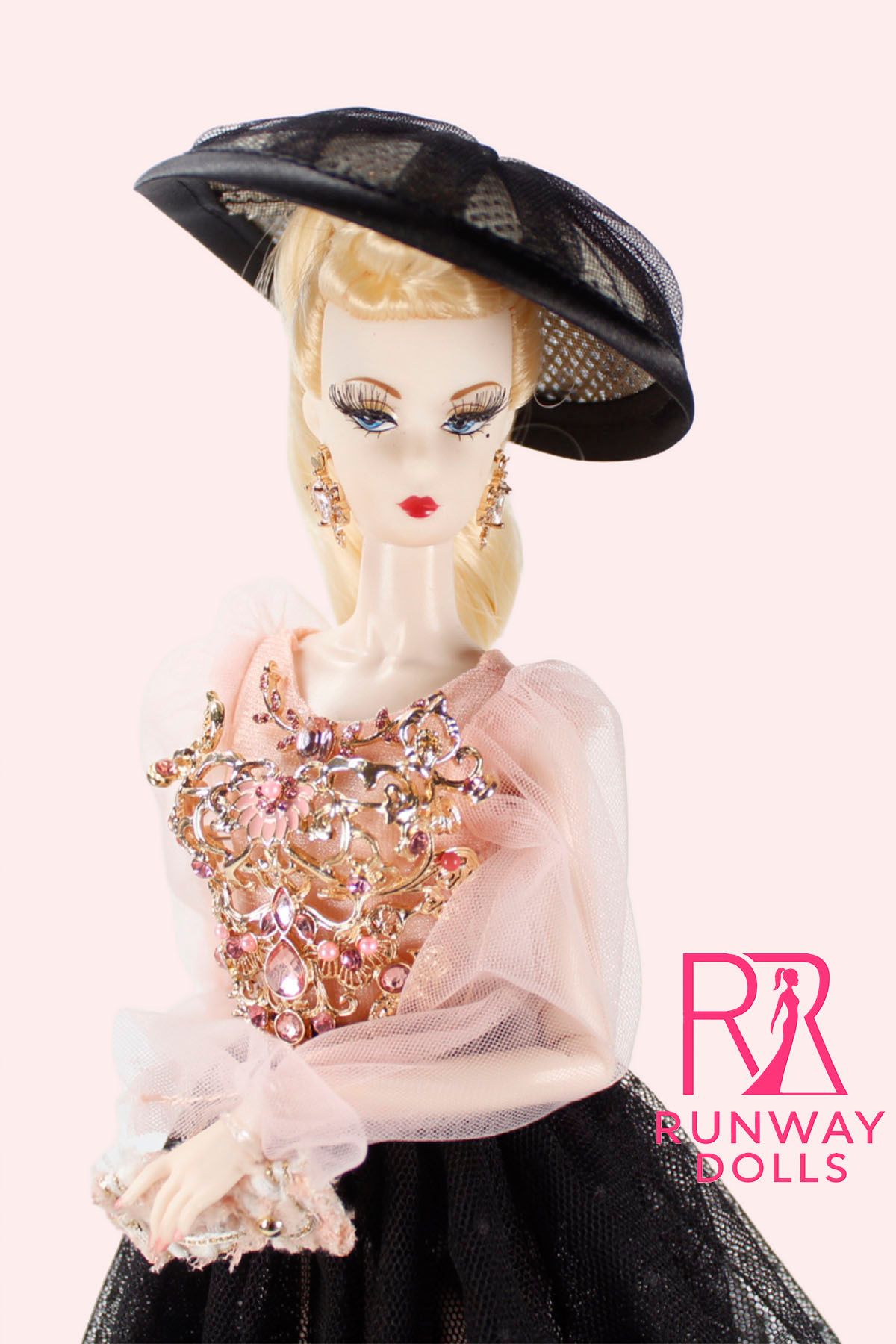 2026 Runway Dolls: "Parisian Blonde" Miss B.M Roberts 12.5" Custom Fashion Doll img