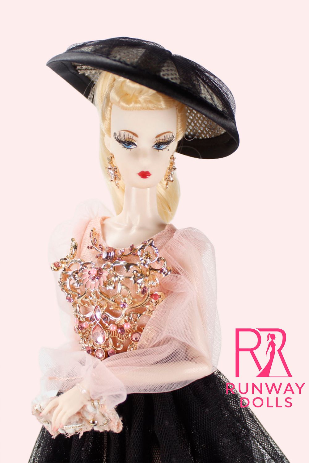 2026 Runway Dolls: "Parisian Blonde" Miss B.M Roberts 12.5" Custom Fashion Doll