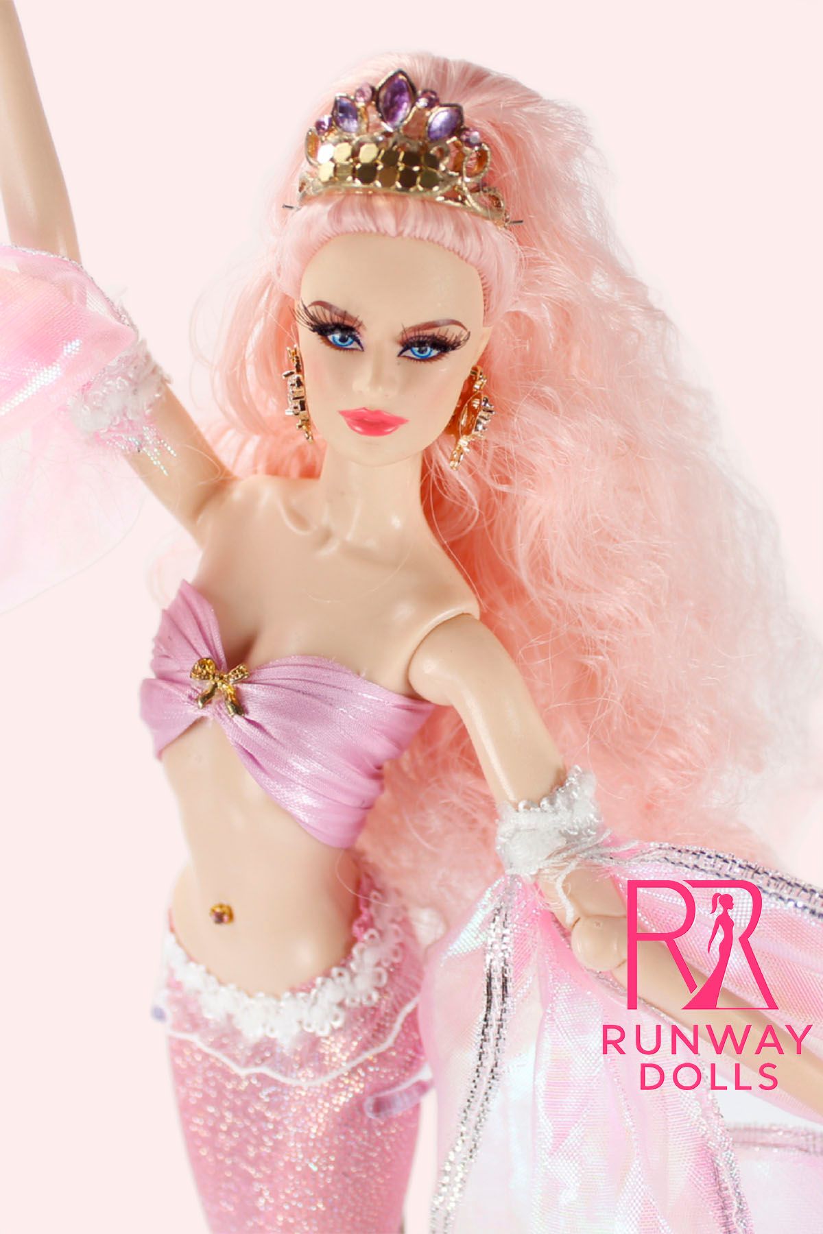 2026 Runway Dolls X Xian Xian: "Mystical Mermaid" Tina 12.5" Custom Fashion Doll img