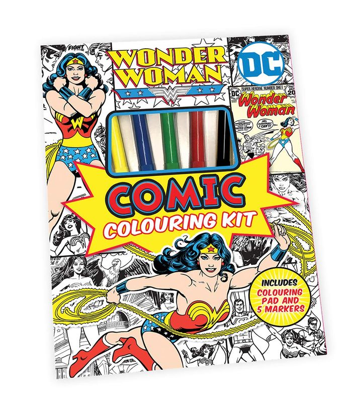2019 DC Comics: "Wonder Woman: Comic Colouring Kit 2019 DC Comics: "Wonder Woman: Comic Colouring Kit