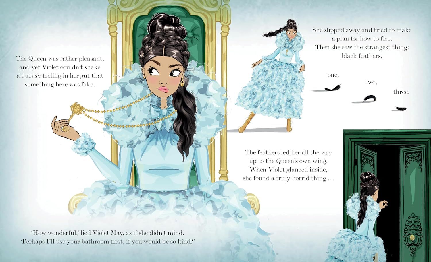 2024 "The Velvet Messenger: Young Queens #2" Hardcover Picture Book By Megan Hess