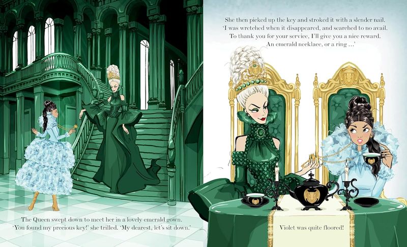 2024 "The Velvet Messenger: Young Queens #2" Hardcover Picture Book By Megan Hess
