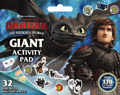 2019 DreamWorks: How to Train your Dragon: The Hidden World: Giant GIANT Activity Pad