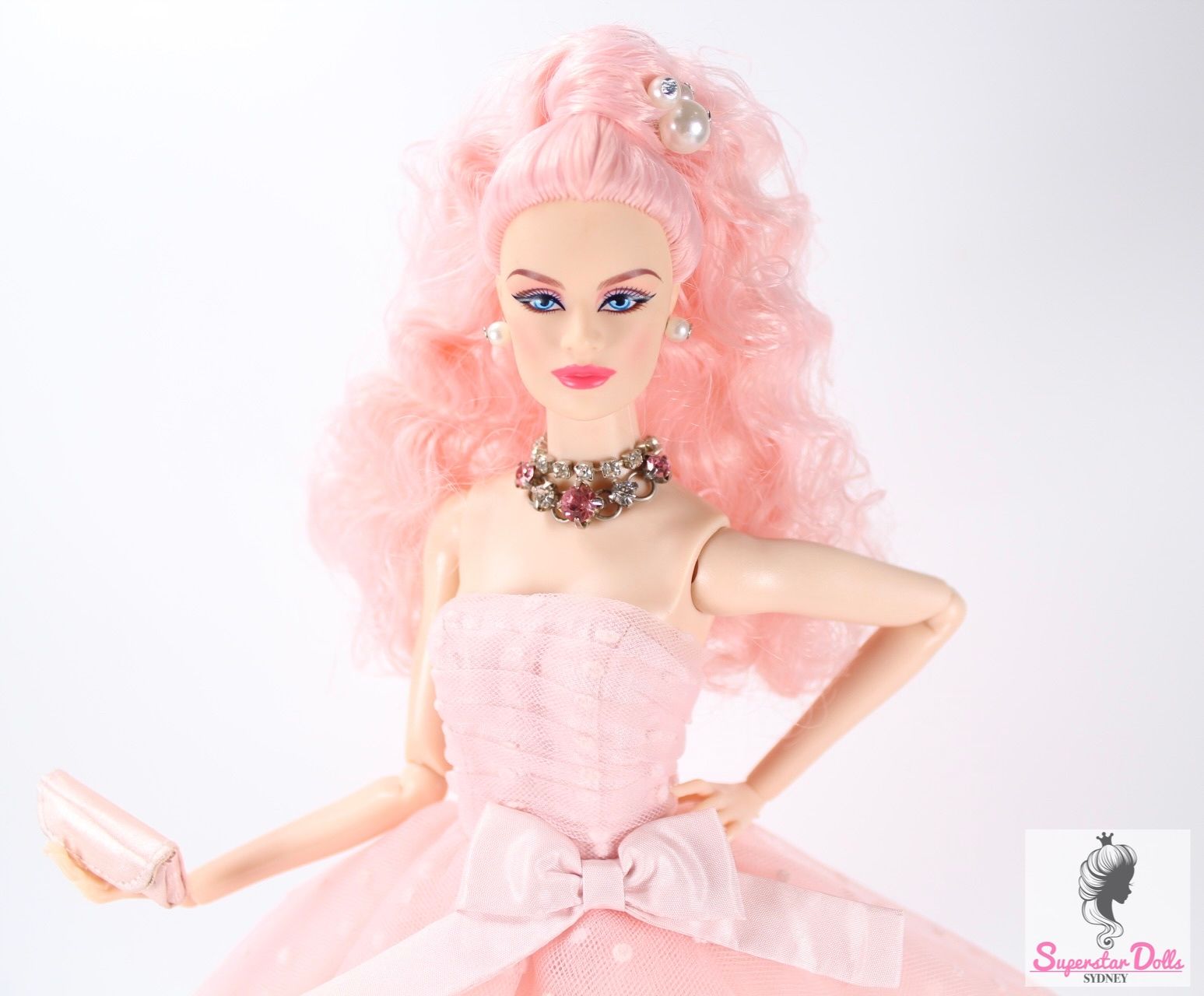 Xian Xian Supermodel X IT Poppy Parker "Pink of Perfection" Tina Dressed Doll img