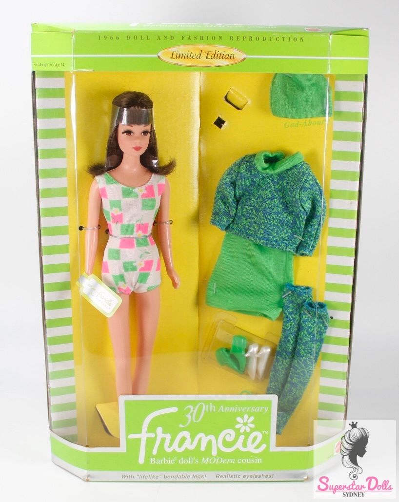 1996 Limited Edition: "30th Anniversary Francie" Reproduction Barbie Doll