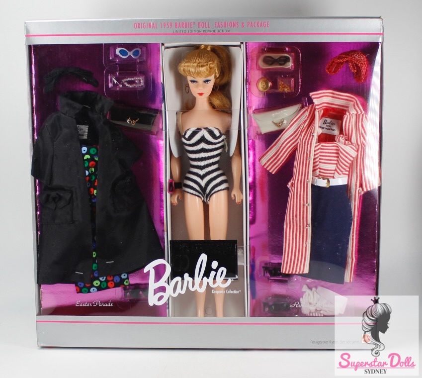 1993 Limited Edition: "35th Anniversary: Keepsake Collection-Blonde" Vintage Reproduction Barbie Doll