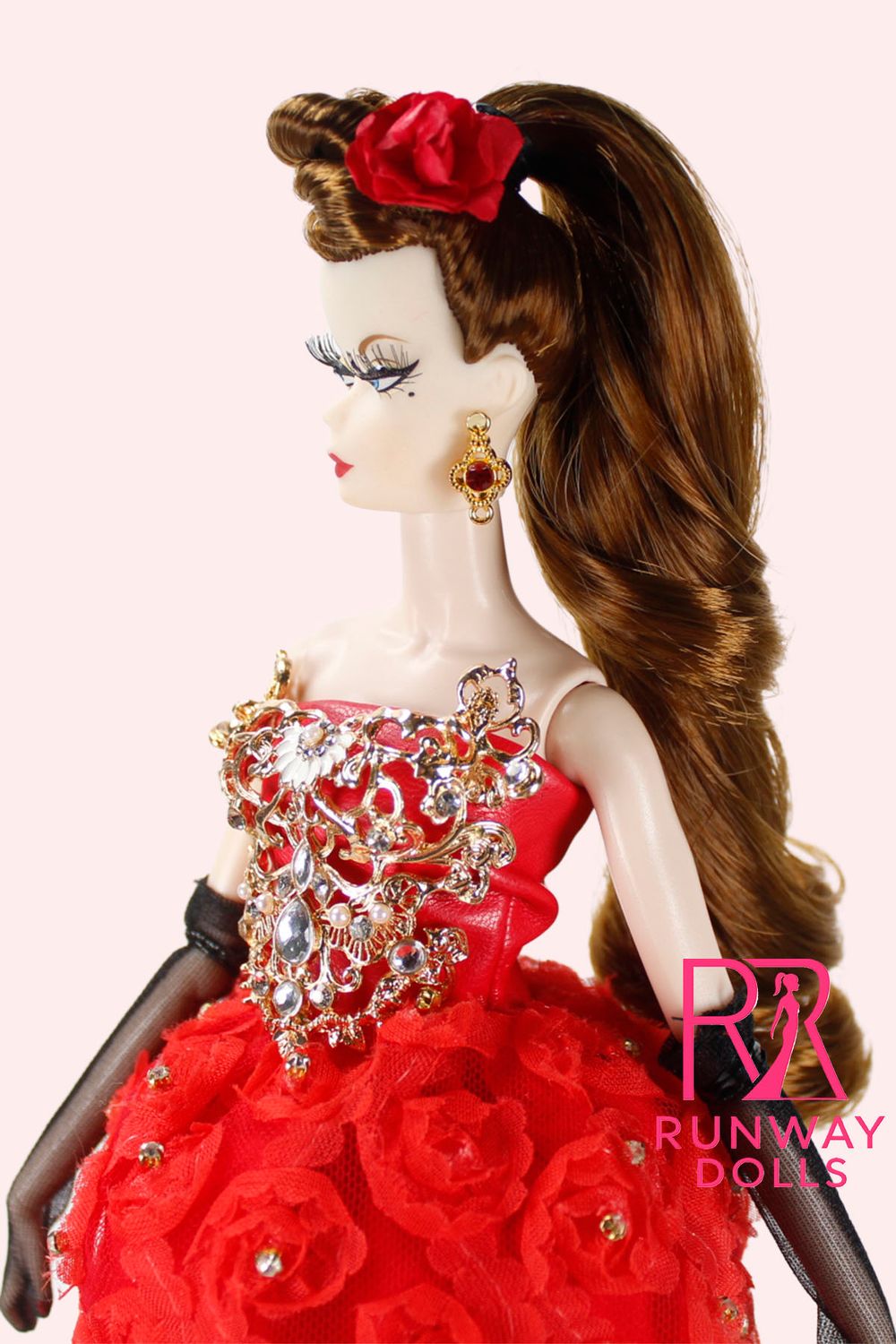 2026 Runway Dolls: "Parisian Garden" Miss B.M Roberts 12.5" Custom Fashion Doll