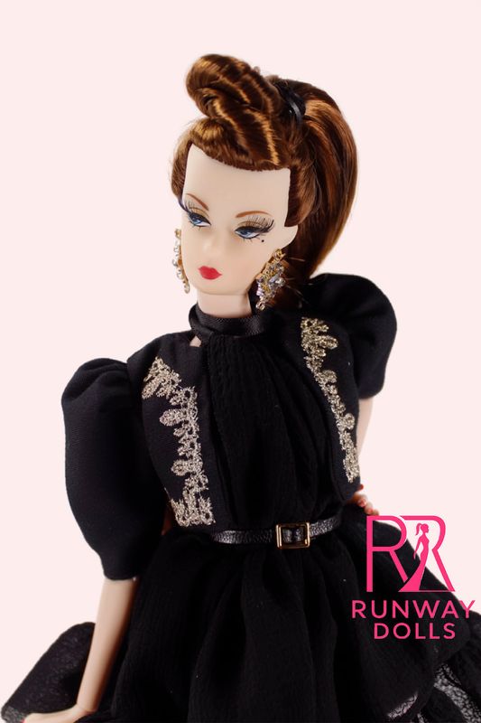 2026 Runway Dolls: "Venetian Couture" Miss B.M Roberts 12.5" Custom Fashion Doll