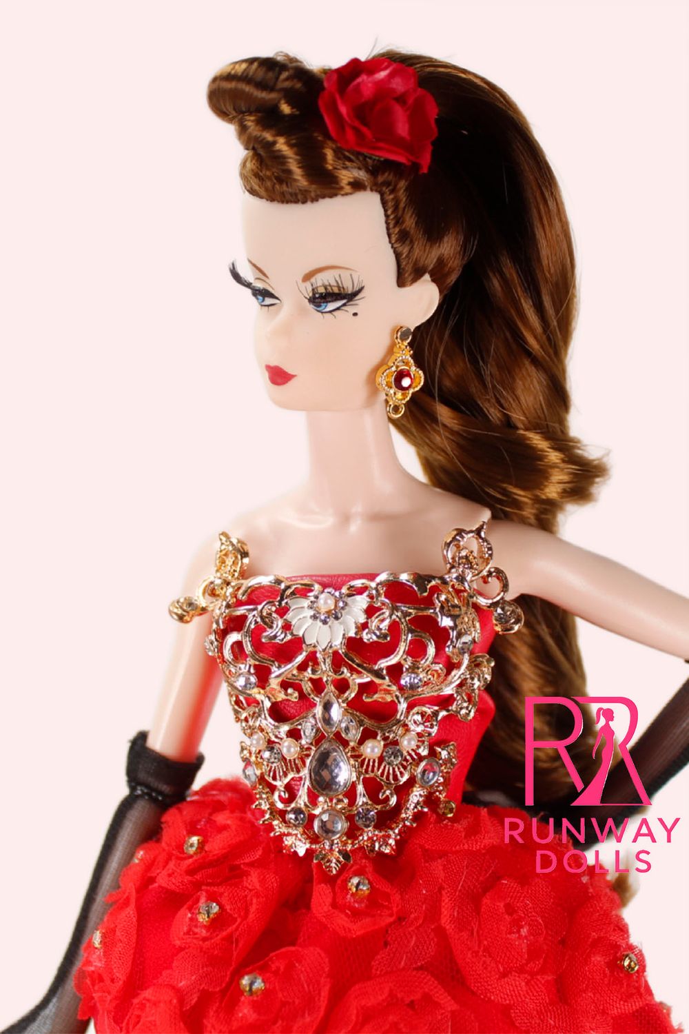 2026 Runway Dolls: "Parisian Garden" Miss B.M Roberts 12.5" Custom Fashion Doll