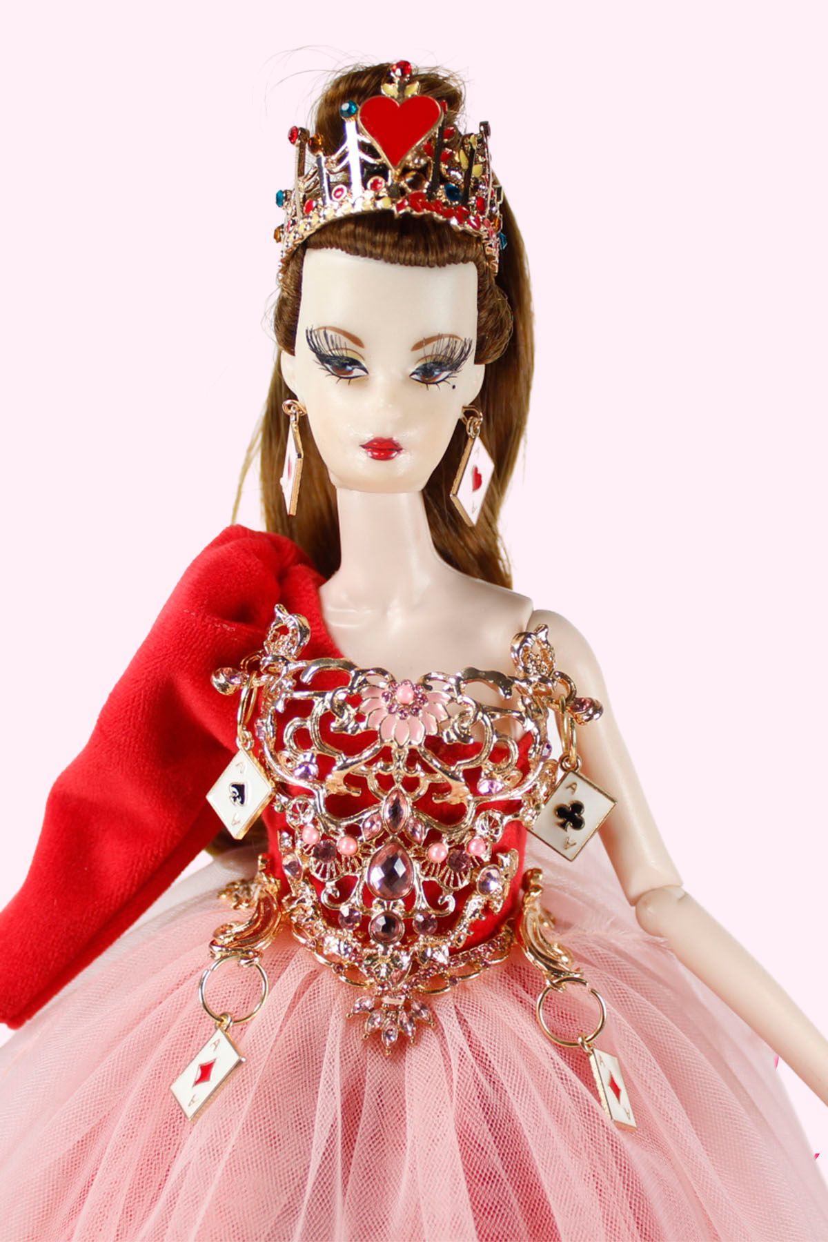 2026 Runway Dolls: "Queen of Hearts" Miss B.M Roberts 12.5" Custom Fashion Doll img
