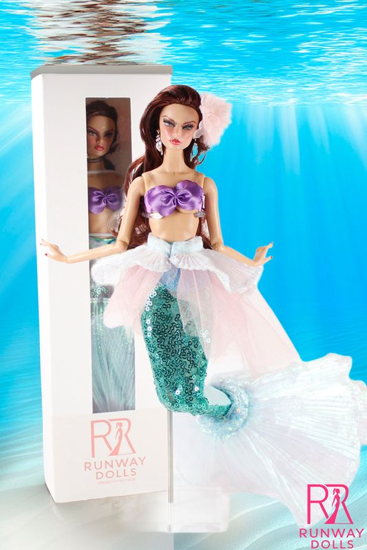 2026 Runway Dolls X Xian Xian Supermodel: "Gala as The Little Mermaid)" Doll